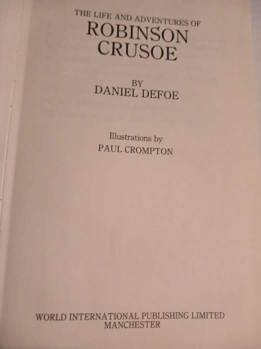 Robinson Crusoe by Daniel Defoe, Unabridged