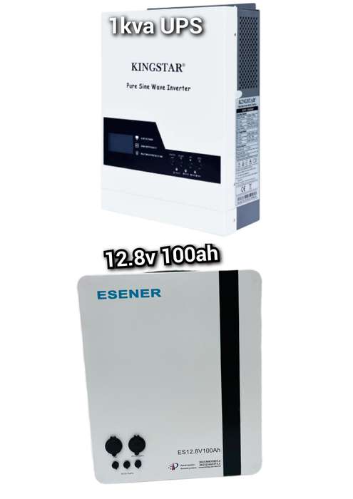 1kva ups inverter  12.8v 100ah lithium battery