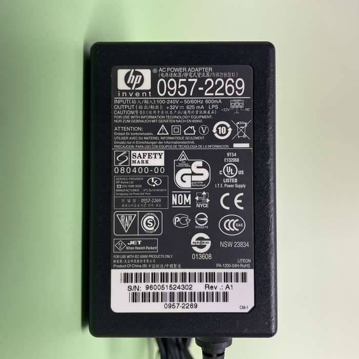 HP Printer  AC Power Adapter 0957-2269