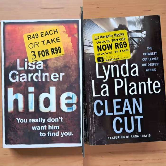 2-book Bundle: Hide by Lisa Gardner + Clean Cut by Lynda La Plante