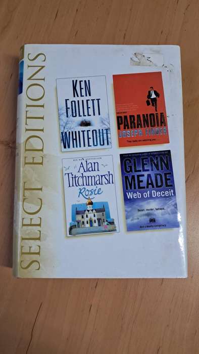 Select Editions 4-book Collection: Ken Follett, Alan Titchmarsh, Glenn Meade, and Joseph Finder