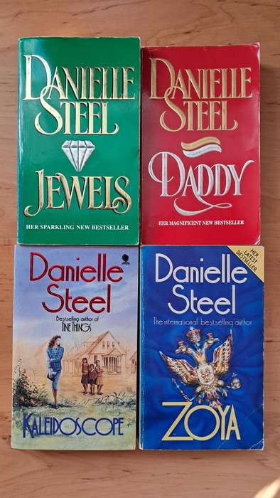 Danielle Steel 4-book Bundle: Jewels, Daddy, Kaleidoscope, and Zoya