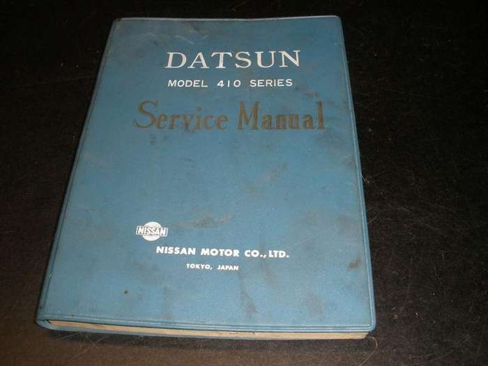DATSUN MODEL 410 SERIES SERVICE MANUAL (DATSUN)