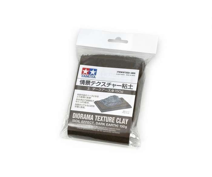 Diorama Texture Clay (Soil Effect, D. Earth) TAMIYA 87222 150g