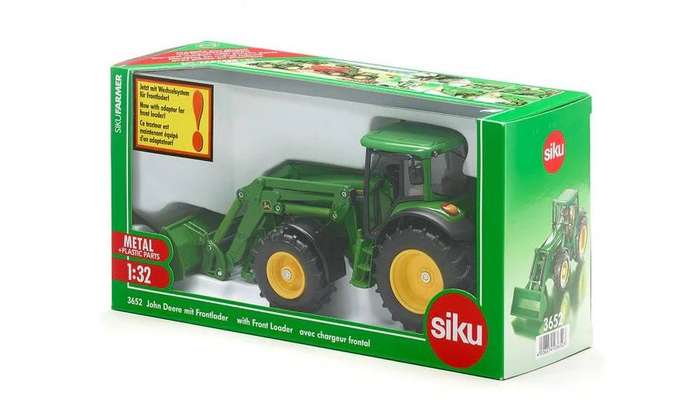 John Deere 6920 Tractor w/Front Loader 1/32 Scale Siku 3652