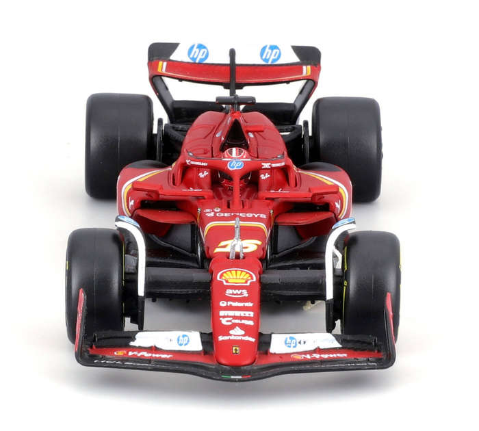 Ferrari F1 SF-24 2024 (w/Helmet) 1/43 Scale Burago Bur18-36843-16