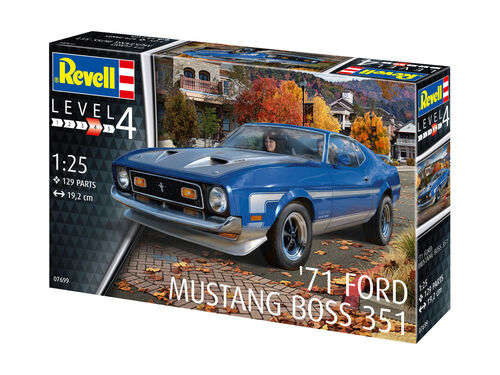 Model Set '71 Ford Mustang Boss 351 1/25 Scale REVELL 67699