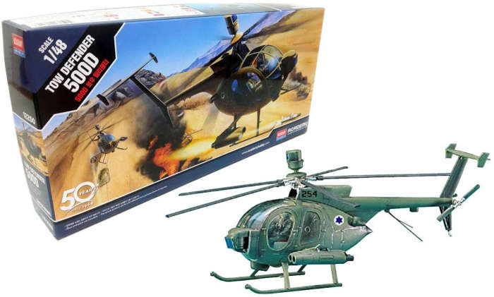 Hughes 500D TOW Helicopter 1/48 Scale Academy 12250