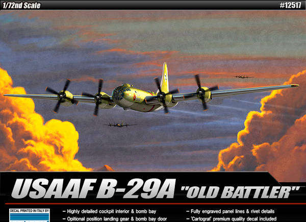 Boeing B-29 USAAF "Old Battler" - 1/72 Scale Academy 12517