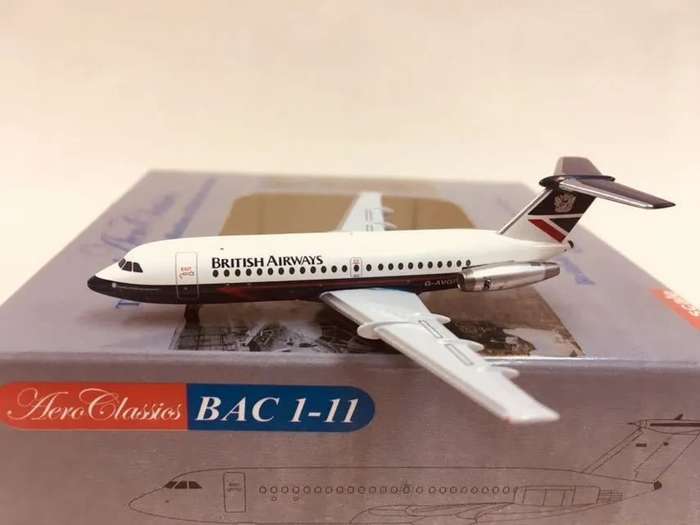 BAC 1-11 British Airways - 1/400 Scale (AeroClassics )(ACGAVGP)(TAS4093)