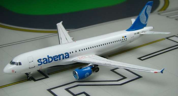Airbus A320 Sabena Airlines - 1/400 scale (AeroClassics)(ACOOSNE)(TAS001493)