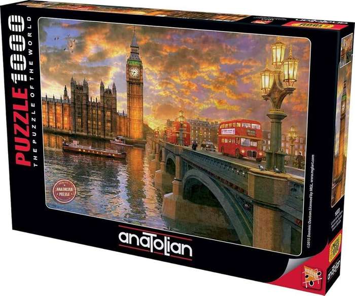 Westminster Sunset 1000 Pieces Anatolian Puzzle ANA1023