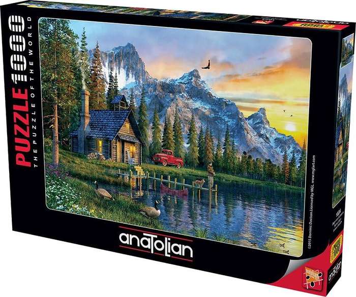 Sunset Cabin 1000 Pieces Anatolian Puzzle ANA1024