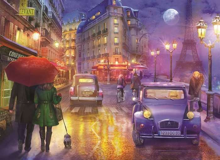 Paris at Night 1000 Pieces Anatolian Puzzle ANA1070