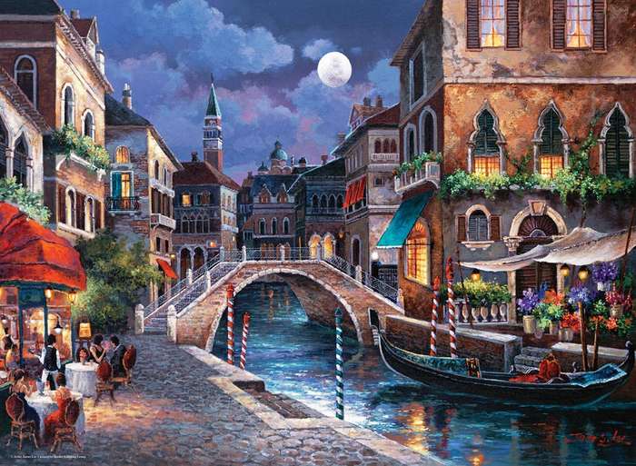 Street of Vendik II 1000 Pieces Anatolian Puzzle ANA3087