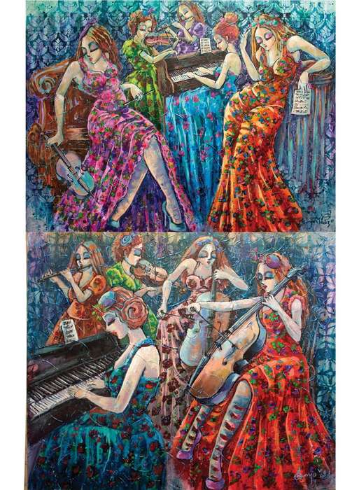 Colourful Notes 2 x 500 Pieces Anatolian Puzzles ANA3612