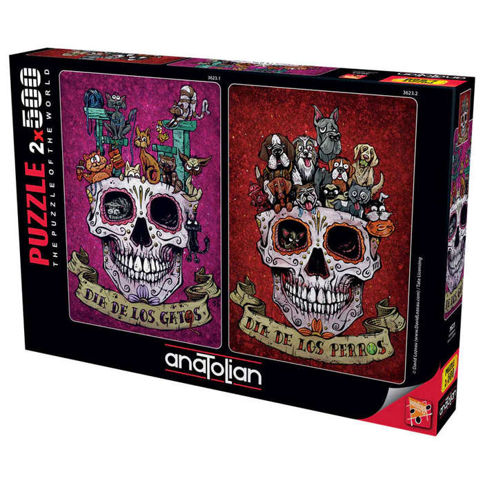 Halloween 2 x 500 Pieces Anatolian Puzzles ANA3623