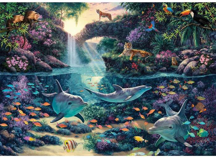 Jungle Paradise 3000 Pieces Anatolian Puzzle ANA4908