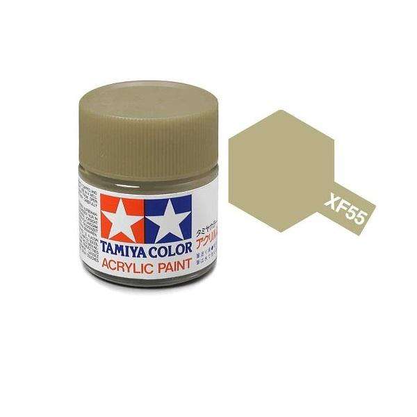 Flat Deck Tan Acrylic Paint 23ml (Tamiya XF-55)