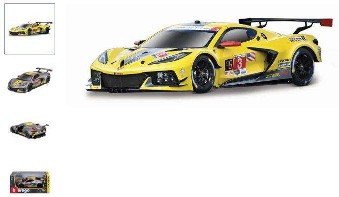 Chevrolet Corvette C8R 2020 1/24 Scale Burago Bur18-28024