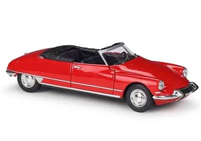 Citroen DS Cabriolet Red 1/24 Scale WELLY 22506C-W