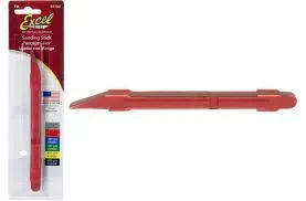 Red Sanding Stick with single #120 Sanding Belt Excel 55712