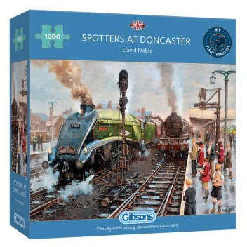 Spotters at Doncaster - 1000 Piece Gibsons Puzzle 6317