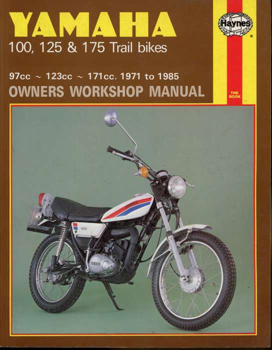 Yamaha 100, 125 & 175 Trail Bikes 1971 to 1985 Workshop Manual (Haynes H210)
