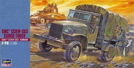 GMC CCKW-353 Cargo Truck - 1/72 Scale (Hasegawa 31120 MT20)