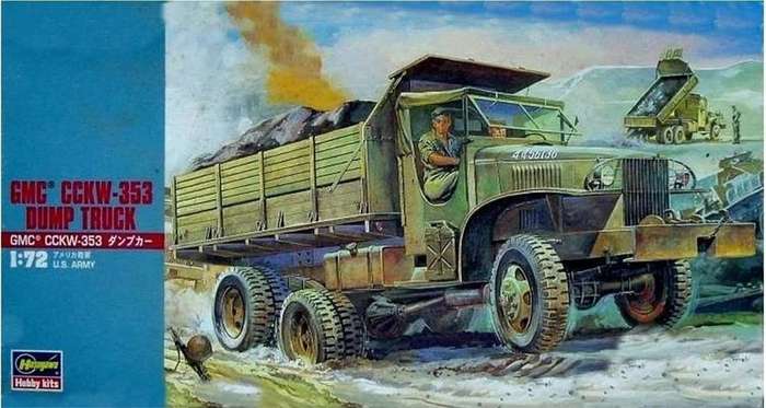 GMC CCKW-353 Dump Truck 1/72 Scale Hasegawa 31122 MT22