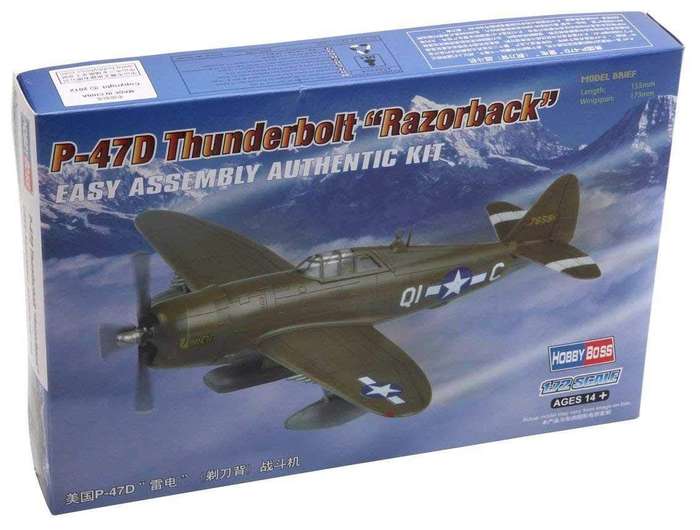P-47D Thunderbolt "Razorback" - 1/72 Scale (Hobby Boss HB80283)