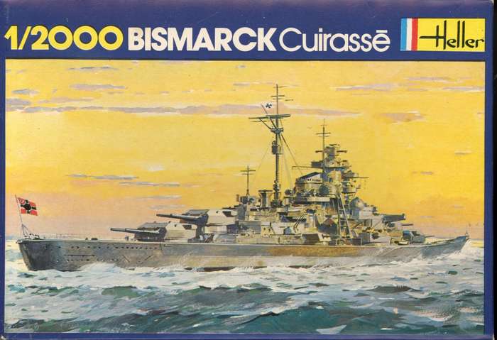 Bismarck - 1/2000 Scale (Heller)(HEL051)(TH2433)