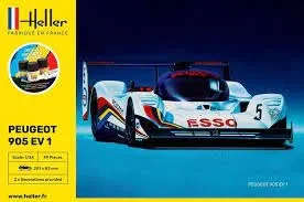 Starter Kit Peugeot 905 EV 1 - 1/24 Scale (Heller 56718)