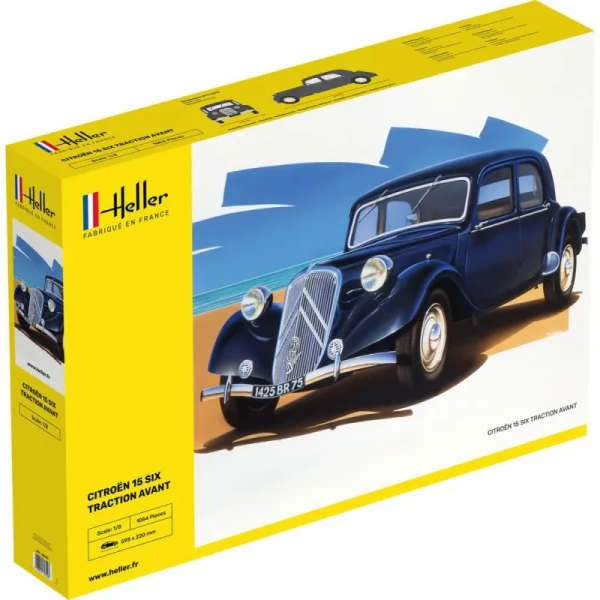 Citroen 15 SIX Traction Avant - 1/8 Scale (Heller80799)