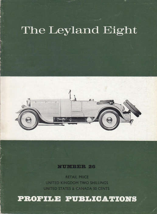 Car Profile Publications No 26 - The Leyland Eight (CPP26)