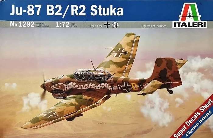 Junkers Ju.87B Stuka - 1/72 Scale (Italeri)(IT1292)