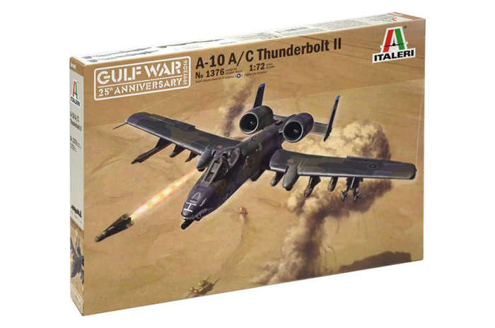 A-10 A/C Thunderbolt II - Gulf War - 1/72 Scale Italeri 1376