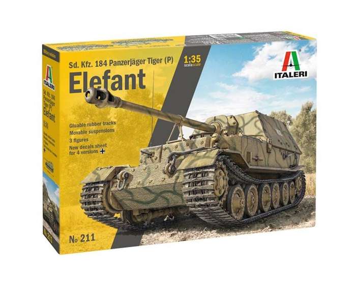 Tiger Elefant - 1/35 Scale Italeri 211