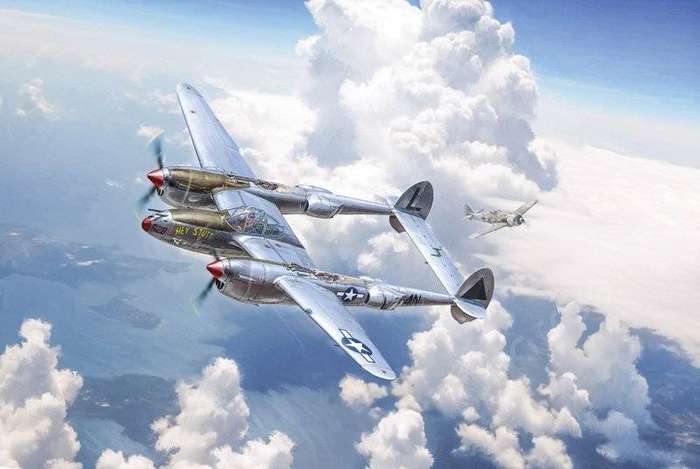 Lockheed P-38J Lightning ETO - 1/48 Scale Italeri 2834