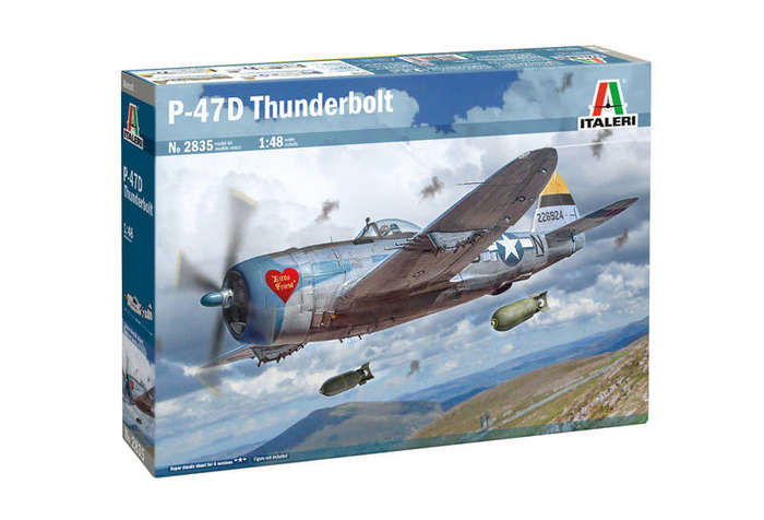 P-47D Thunderbolt (ETO) -.1/48 Scale Italeri 2835