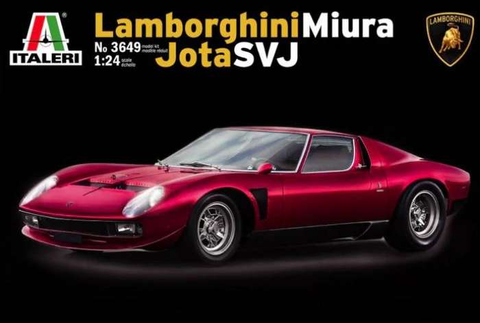 Lamborghini Miura Jota SVJ - 1/24 Scale Italeri 3649