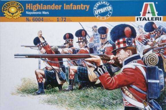 Highlander Infantry 1815 - 1/72 Scale Italeri 6004