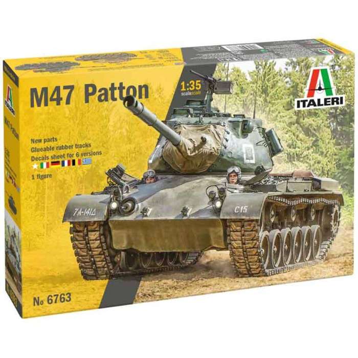 M-47 Patton (Super Decal Sheet) -1/35 Scale Italeri 6763