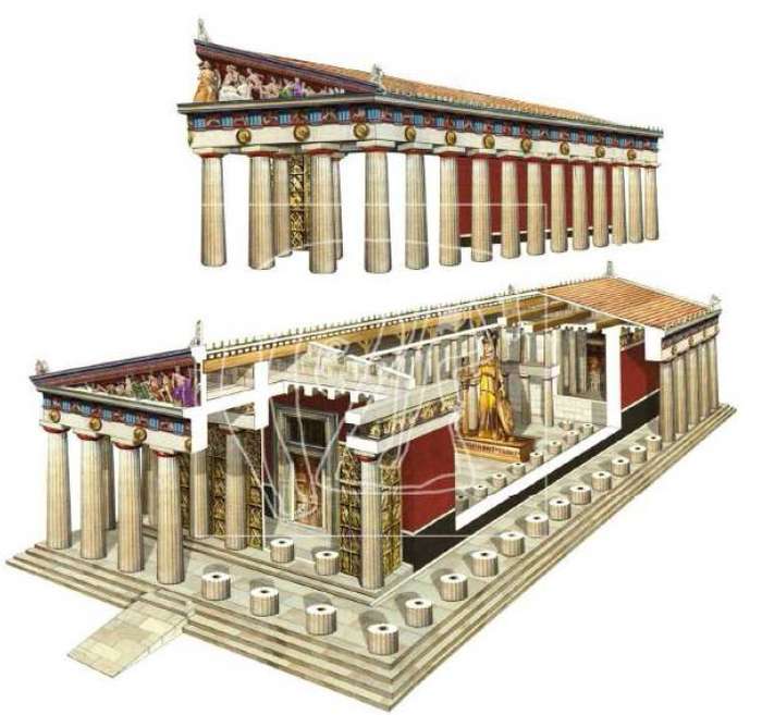 The Parthenon World Architecture Italeri 68001 puzzles