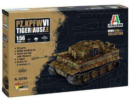 Pz. Kpfw.VI Tiger 1 1/56 Scale Italeri 25755