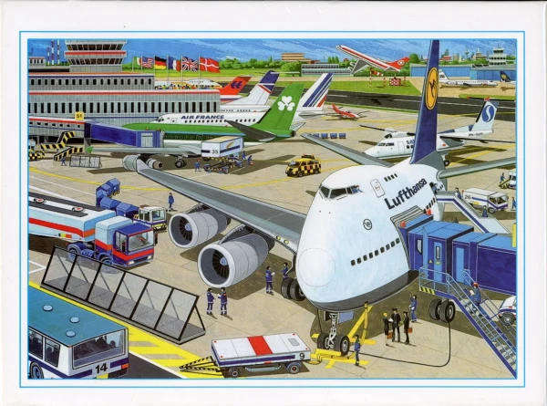 Lufthansa 300 Piece Jigsaw Puzzle LHPUZ