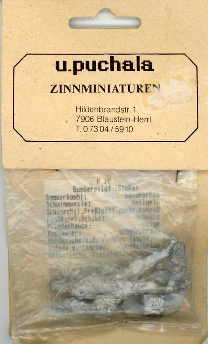 Luftwaffe Stuka Pilot - 54mm (U Puchala)(P10)(AN1016)