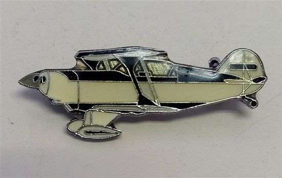 Black & white Pitts Special Metal Pin 162
