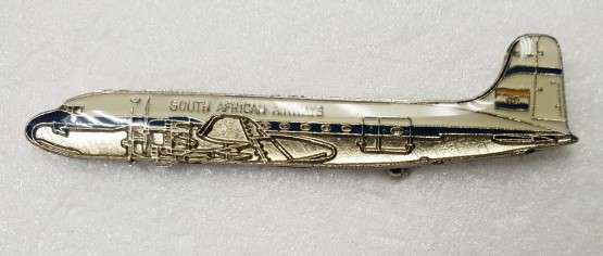 SAA DC-4 ZS-BMH Metal Pin 20