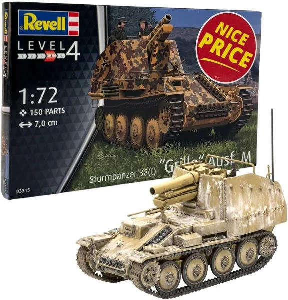 Sturmpanzer 38(t) "Grille" Ausf.M 1/72 Scale Revell 03315